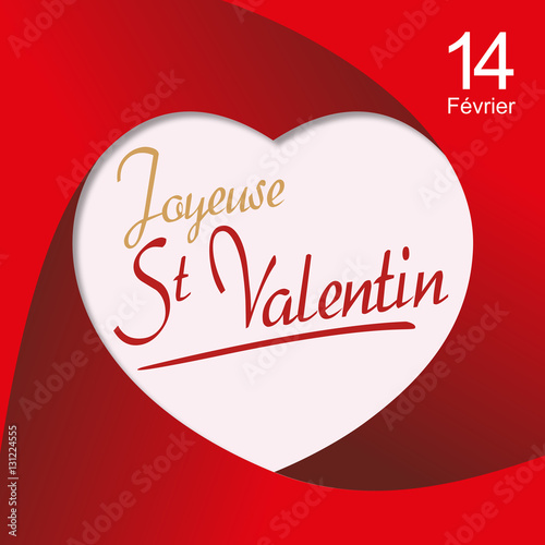 St Valentin - Carte - Amour - Sentiment
