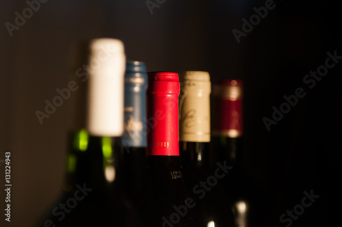 bouteilles de vin photo