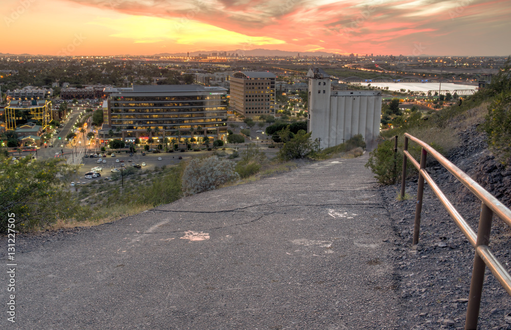 Tempe, Arizona as viewed from 