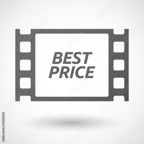 Isolated frame with    the text BEST PRICE