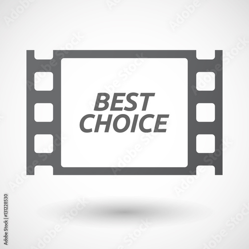 Isolated frame with    the text BEST CHOICE