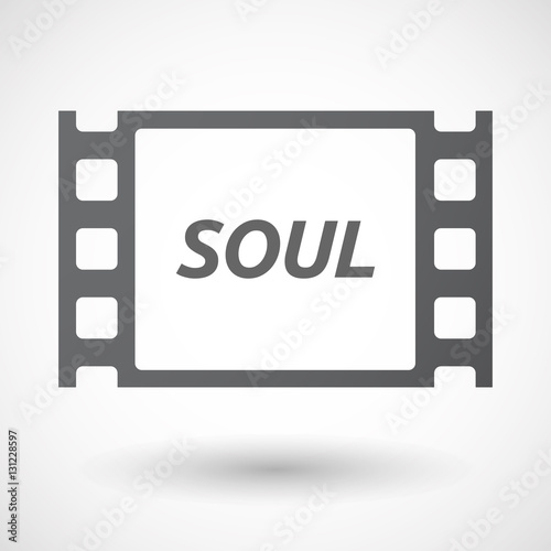 Isolated frame with    the text SOUL