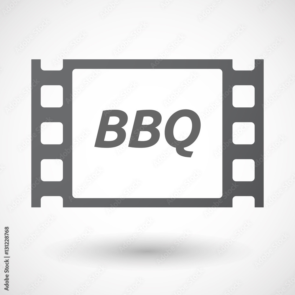 Isolated frame with the text BBQ Isolated frame with the text BBQ