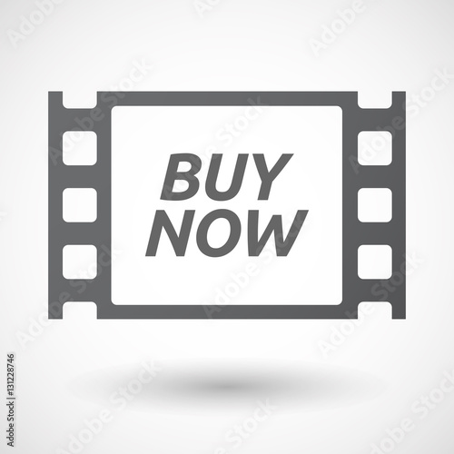 Isolated frame with    the text BUY NOW