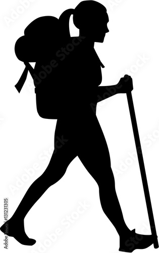 Female hiker