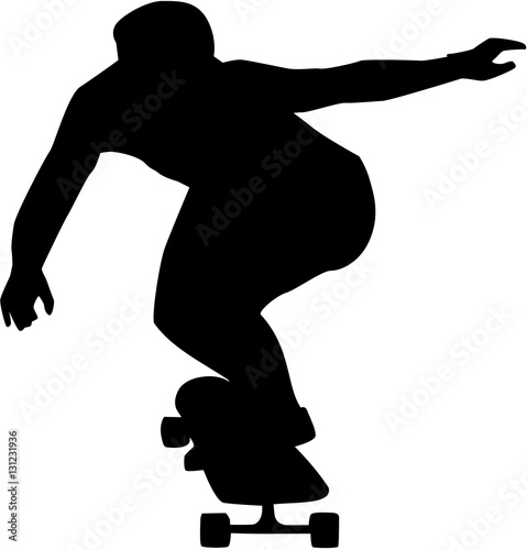 Longboard silhouette