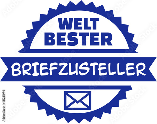 World's best Mailman german button