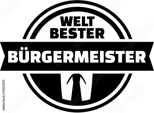 World's best Mayor german button