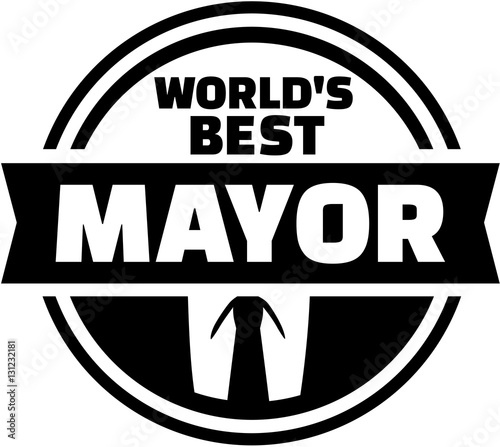 World's best Mayor button