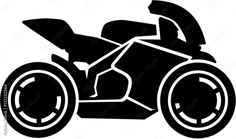 Motorbike racing bike