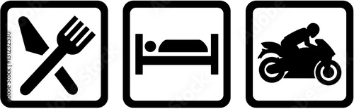 Eat sleep drive motorbike