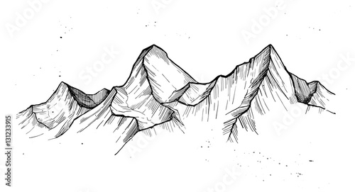 Naklejka las dolina wieś panorama obraz