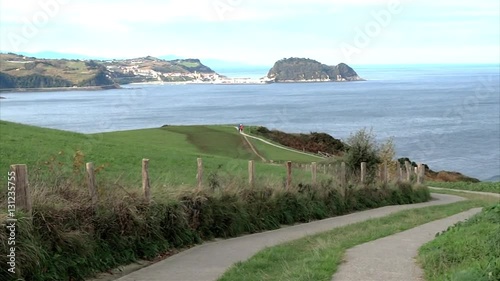 Zarautz Mounts Hiking at Basque Country photo