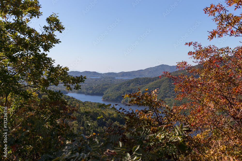 Fototapeta premium 小野川湖