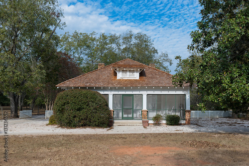 Konstfotografi Jimmy Carter's boyhood home in Plains, Georgia