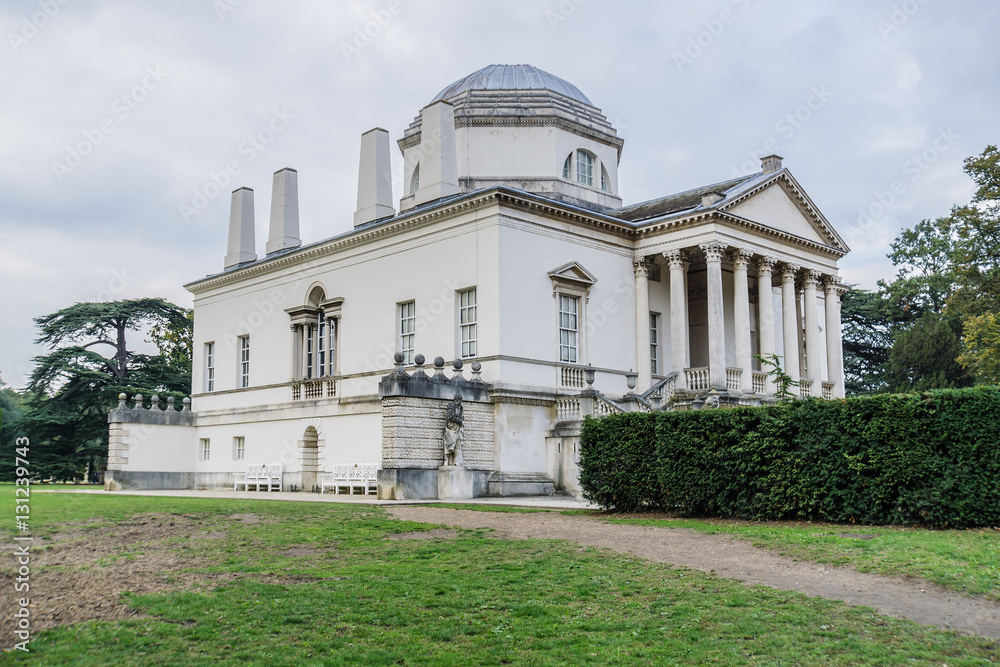 Chiswick House - Palladian villa (1729) in Chiswick, London, UK.