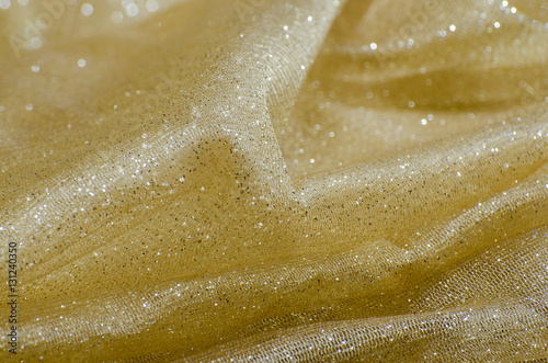 The fabric-mesh with sequins