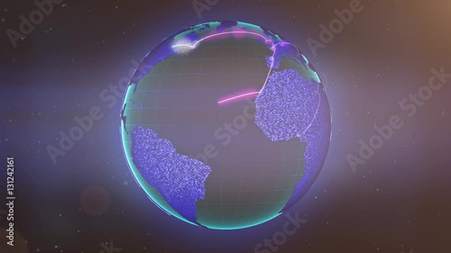 Loopable Abstrakte Globalisierung, Internationalisierung und Vernetzung der Erde Welt