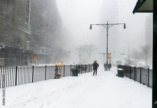 Snow in New York City © anakin13
