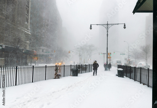 Snow in New York City