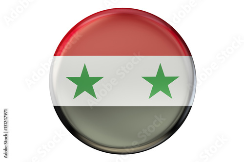 Badge with flag of Syria, 3D rendering Free Download Badge with flag of Syria, 3D rendering - GFXLoad