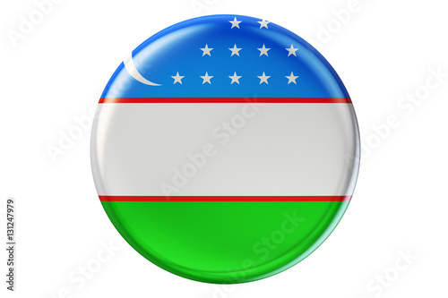 Badge with flag of Uzbekistan, 3D rendering Free Download Badge with flag of Uzbekistan, 3D rendering - GFXLoad