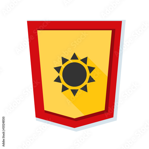 Sun ultraviolet protection Shield illustration