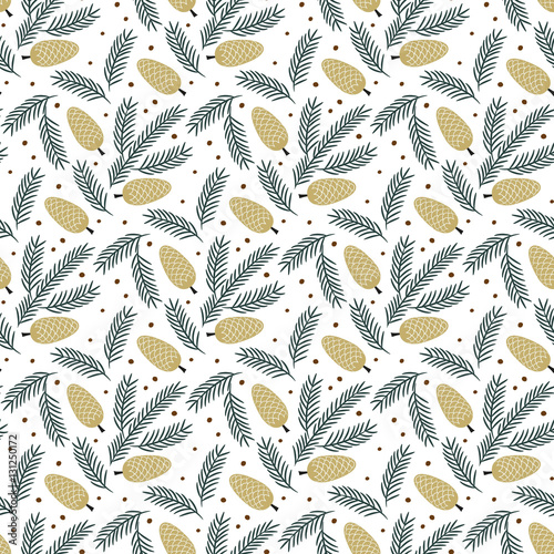 Christmas seamless pattern.