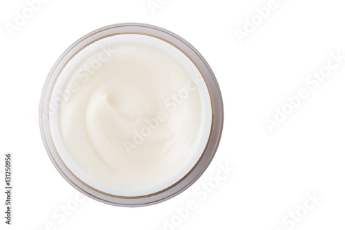 Cosmetic cream in container