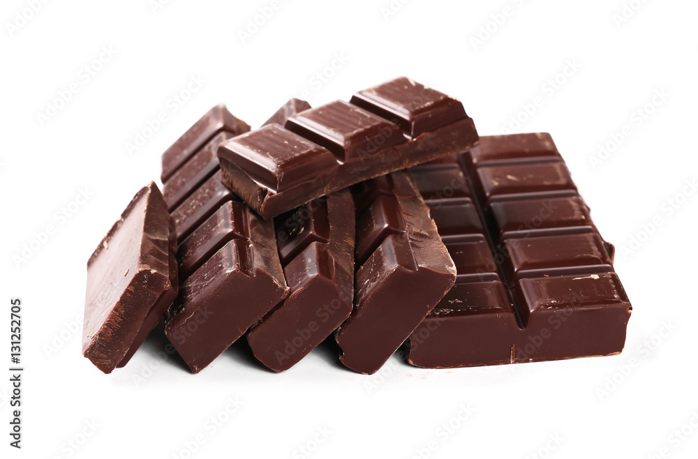 chocolate bars isolated on white background chocolate bars isolated on white background