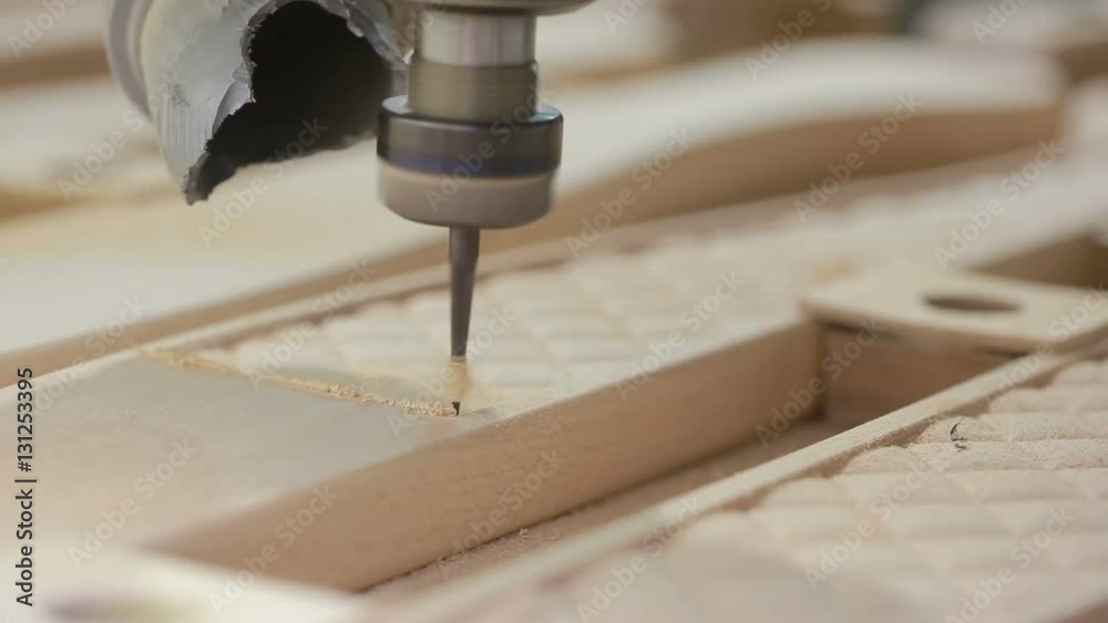 milling machines with numerical control software, wood, decorative details