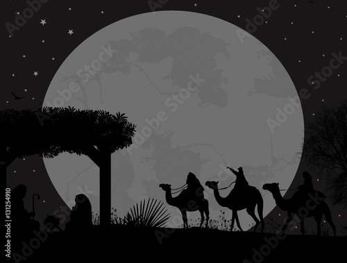 Christmas nativity scene