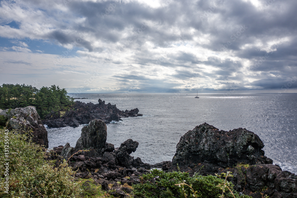 jusangjeolli cliff in jeju island1 jusangjeolli cliff in jeju island1