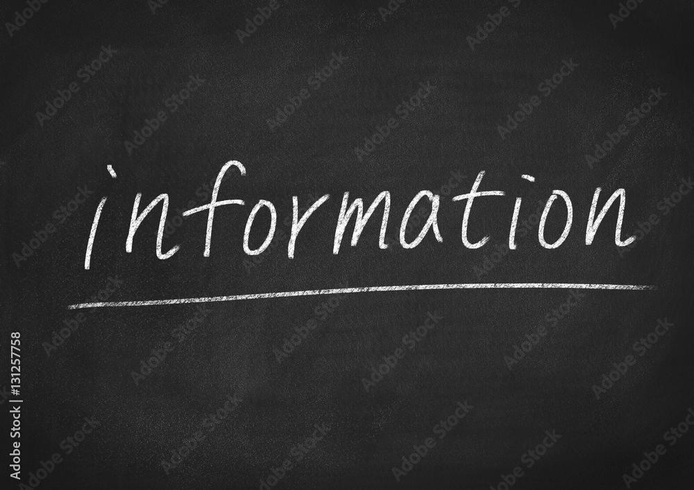 Obraz premium information