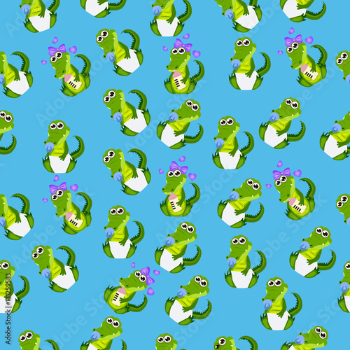 baby crocodile or alligator