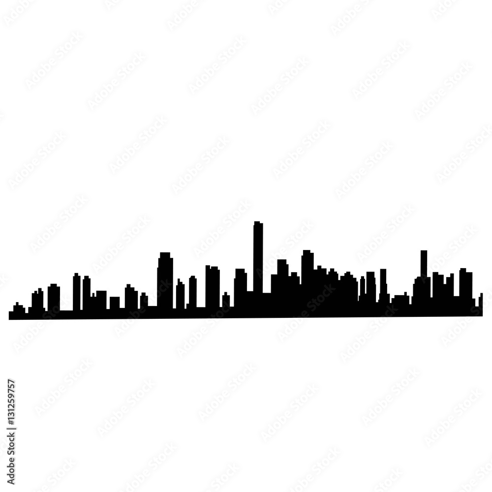City silhouette 