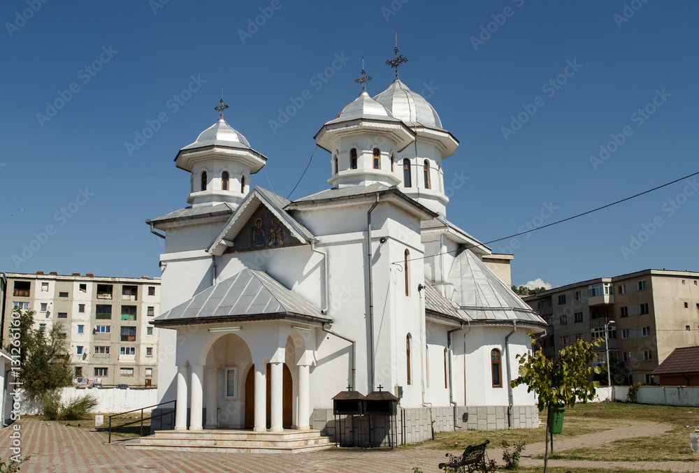 Orthodox church in Matasari , Romania