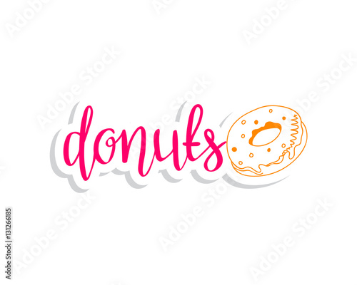 Fast food menu vector background.