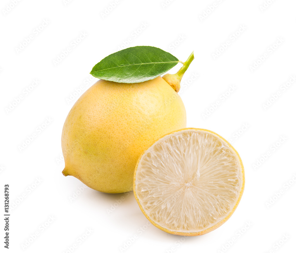 fully ripen yellow lime on isolated white background fully ripen yellow lime on isolated white background