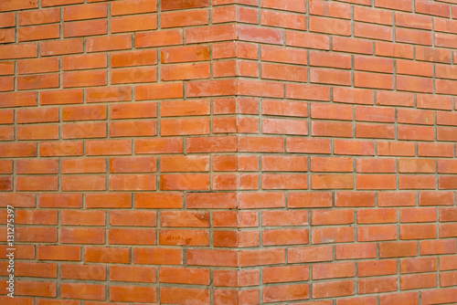 Brick wall corner