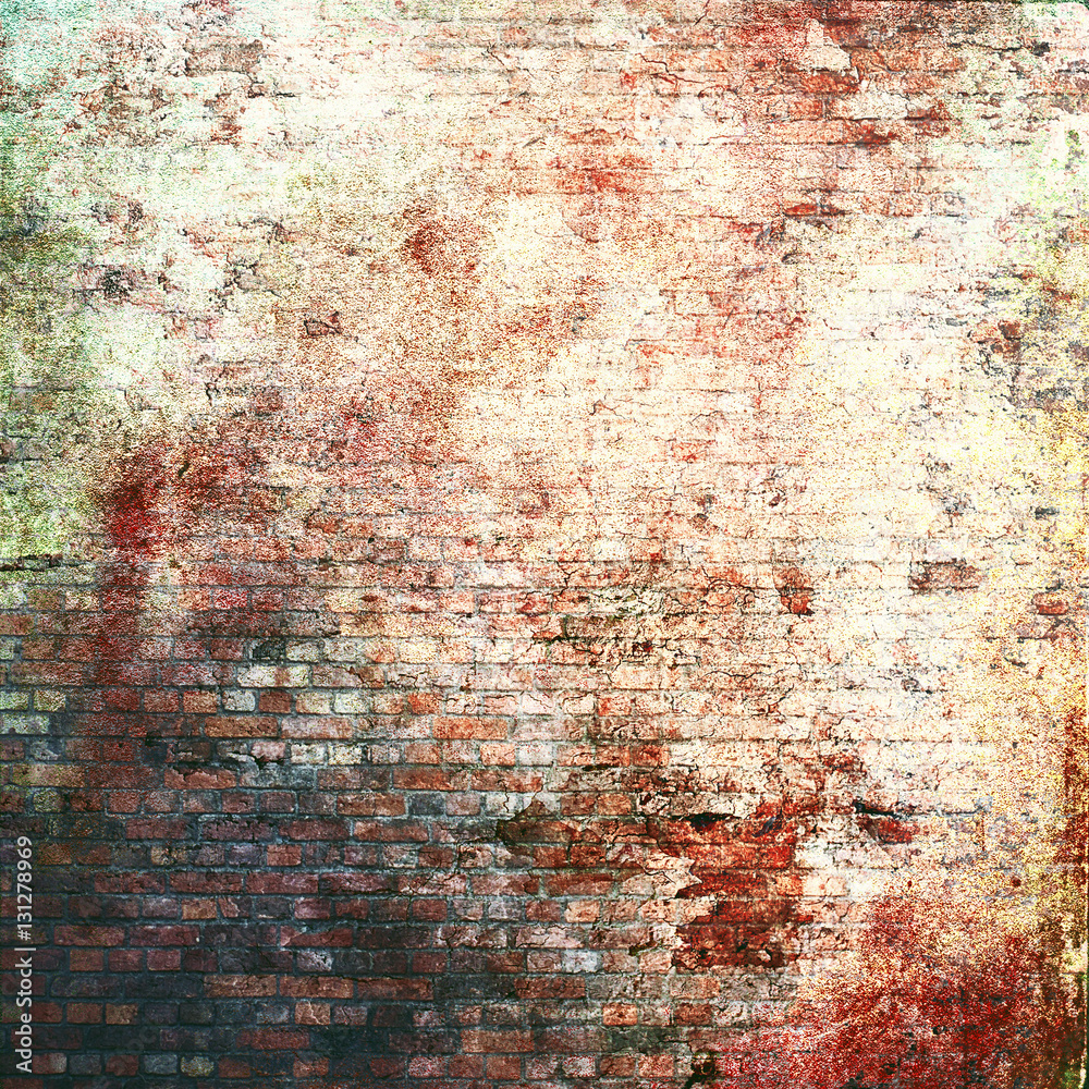 Obraz premium Grunge brick wall texture background.