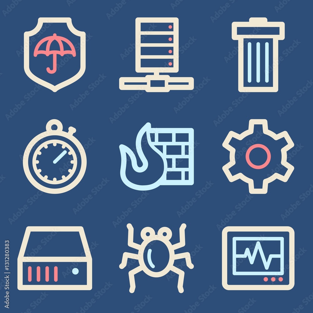 Internet web icons set. Service mobile symbols. Internet web icons set. Service mobile symbols.