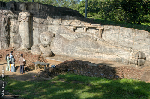 Quadro em tela The Gal Vihara in the world heritage city Polonnaruwa, Sri Lanka