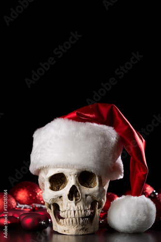 Christmas party skull
