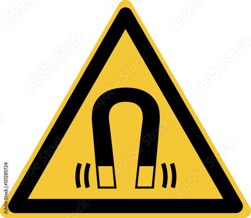 ISO 7010 W006 Warning; Magnetic field