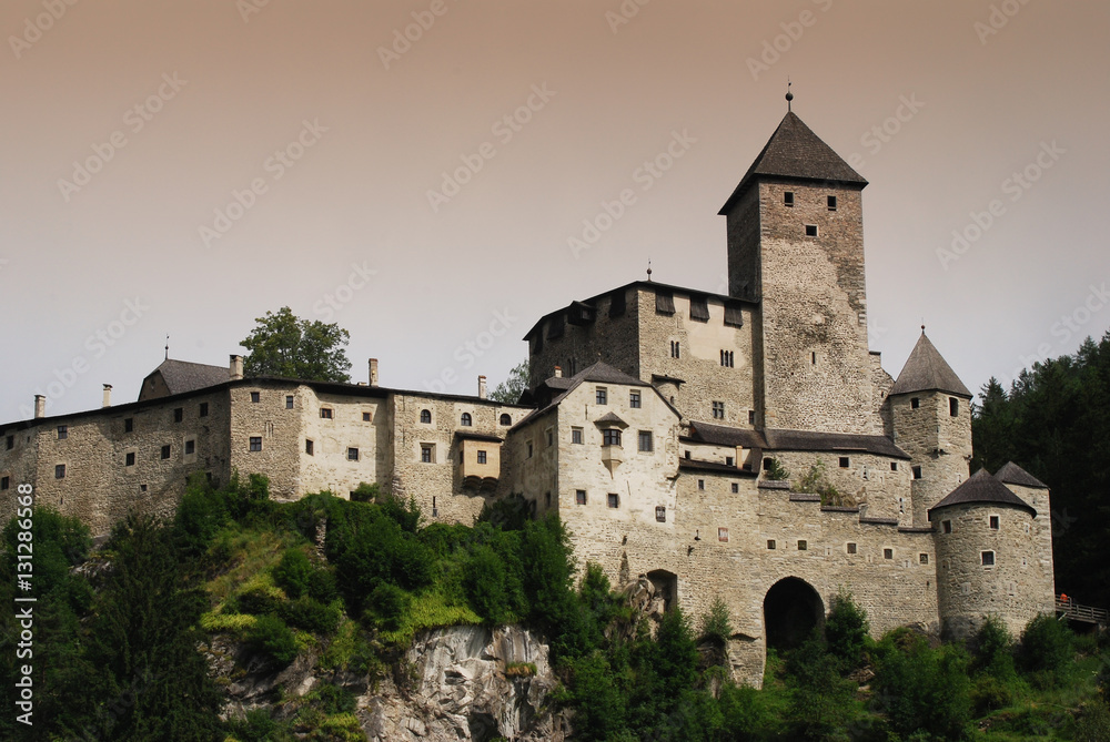 Castle Taufers in Campo Tures, Valle Aurina, Italy.