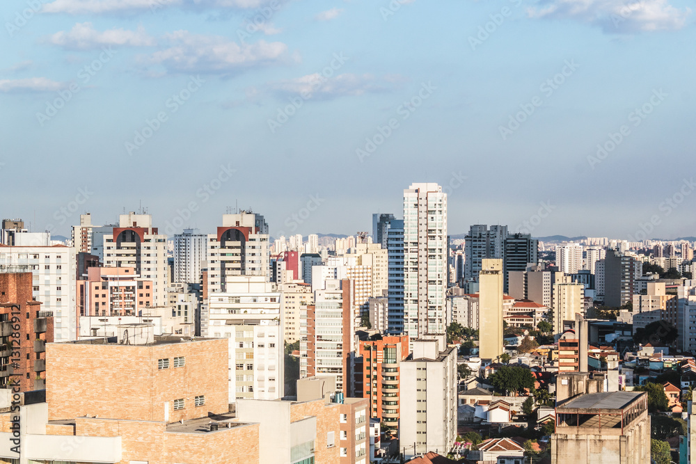 Buildings near Paulista Avenue, in Sao Paulo, Brazil (Brasil)