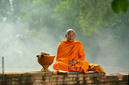 Fototapet Buddhist monks ,Thailand