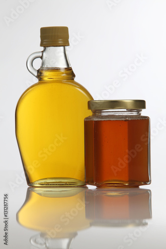 honey and syrup