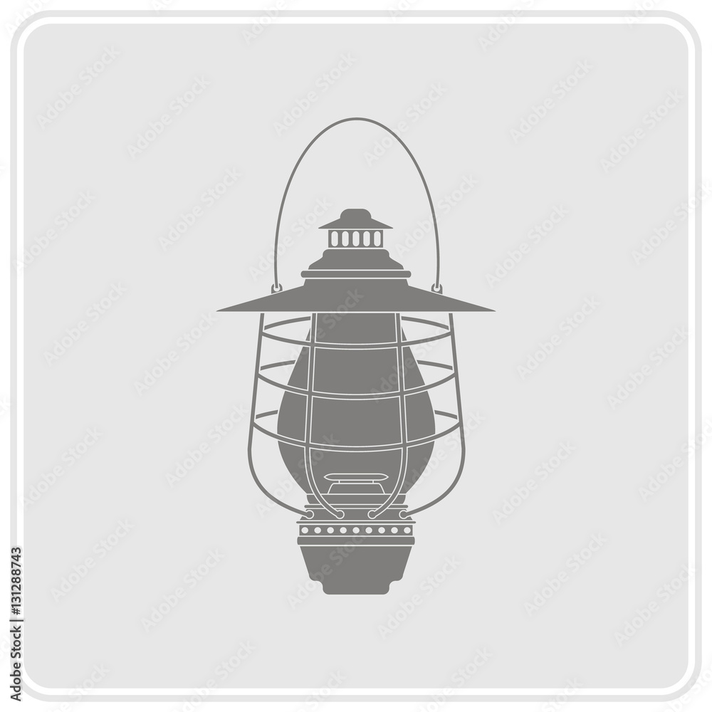 monochrome icon with lantern for your design monochrome icon with lantern for your design